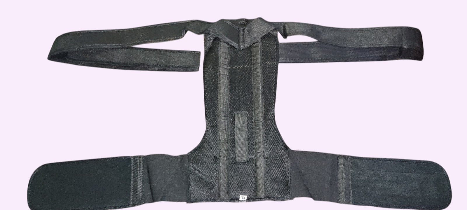 Posture Corrector Back Support Brace With Breathable Material And Fully Adjustable Velcro Straps (Extra Large)
