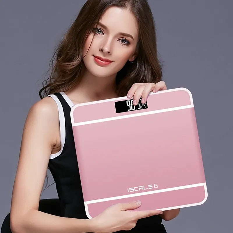 180kg Digital Body Weight Scale – Precision Electronic Weighing Machine with High Accuracy, Cell Operated Bathroom & Personal Health Scale(Random Color)