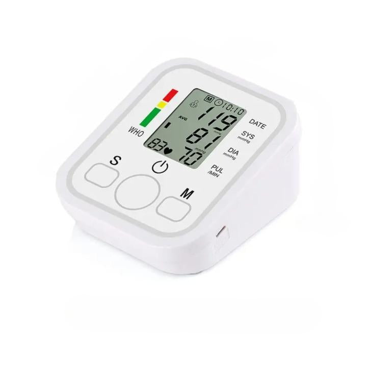 Digital Blood Pressure Monitor Fully Automatic Upper Arm BP Machine with Heart Rate Monitor