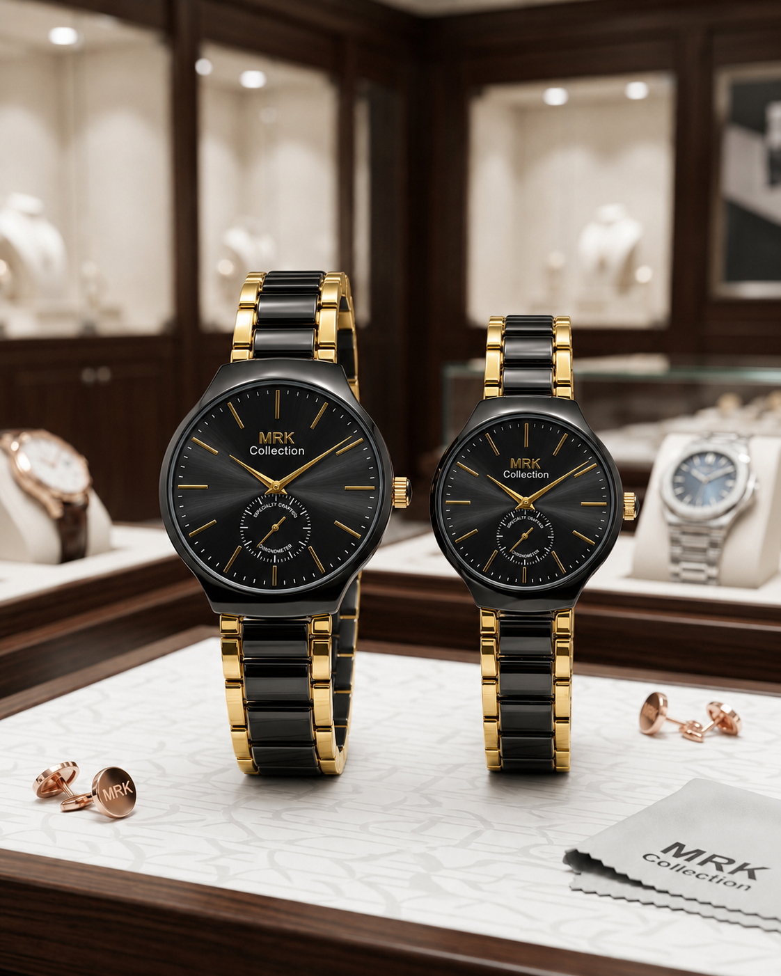 MRK Elegant Matching Watches Designed for Couples