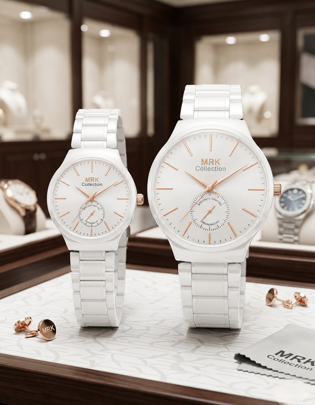 MRK Elegant Matching Watches Designed for Couples