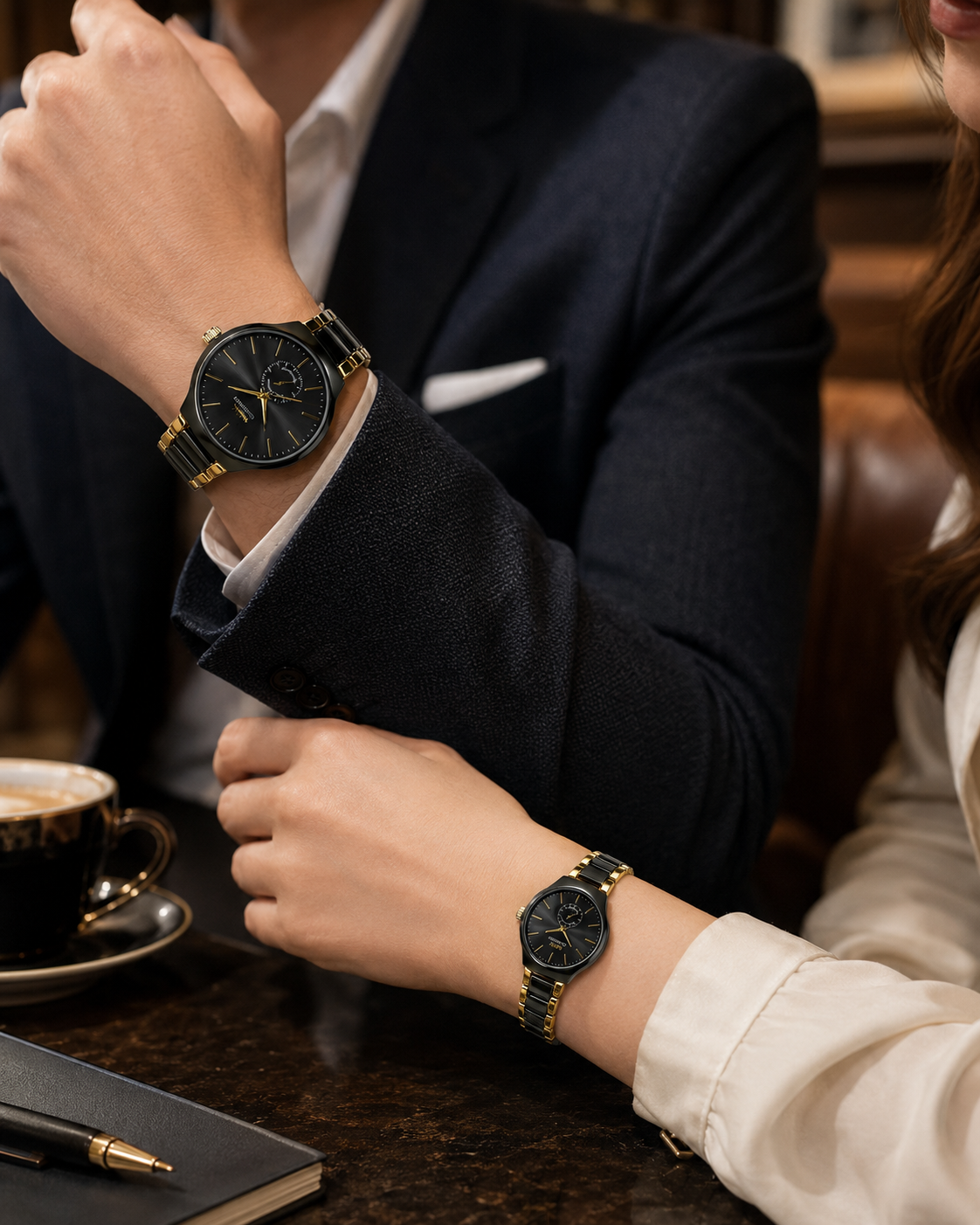 MRK Elegant Matching Watches Designed for Couples