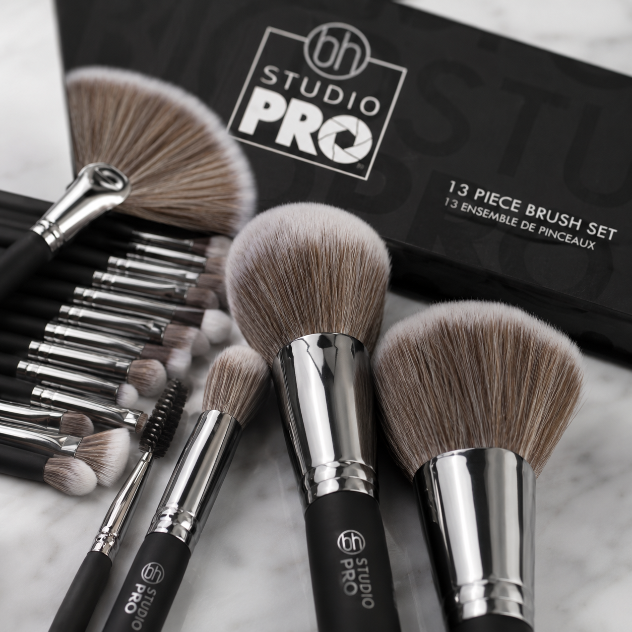 BH Studio Pro 13 Piece Professional Makeup Brush Set