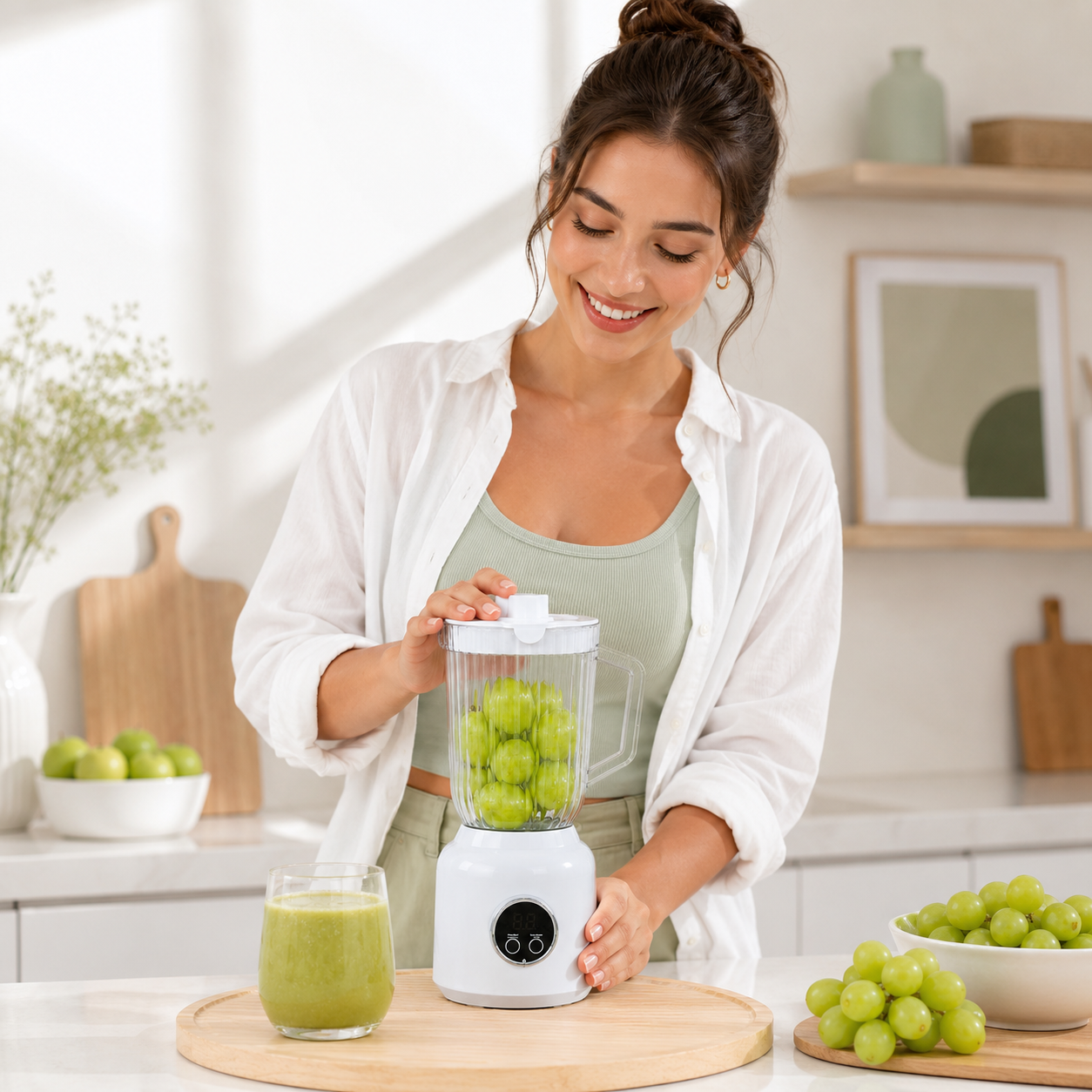 Rechargeable Portable Juicer with Digital Display