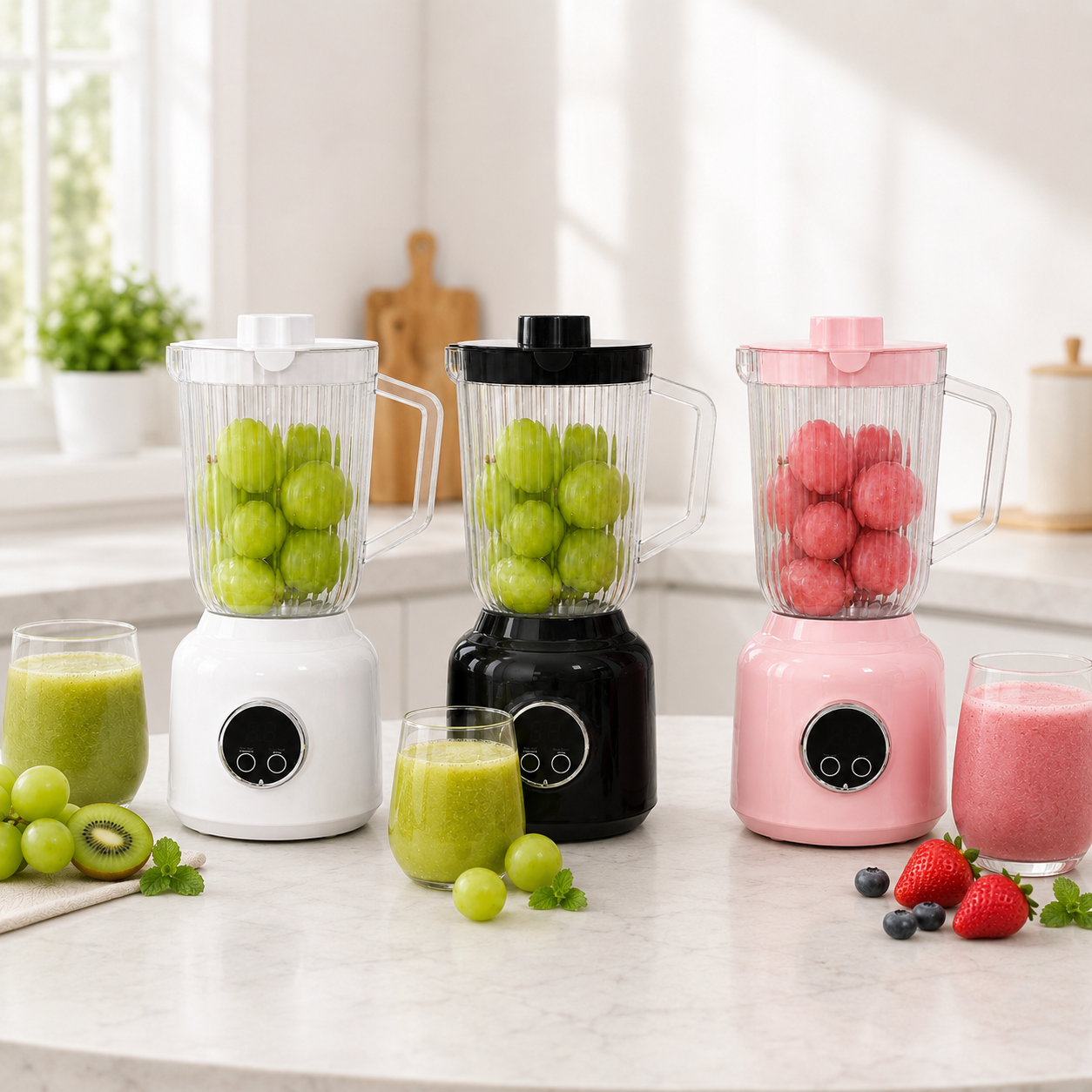 Rechargeable Portable Juicer with Digital Display