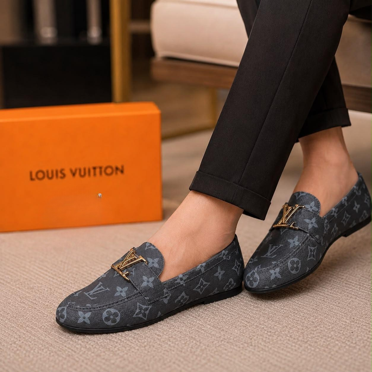 LV Loafer Shoes for Girls