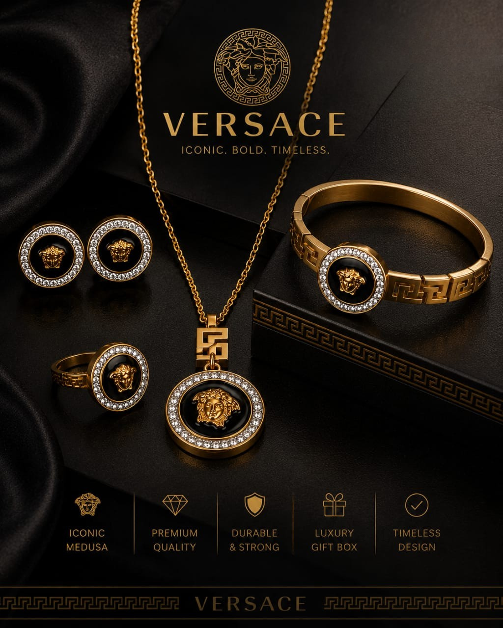 Imported Medusa Style Jewelry Set for Women