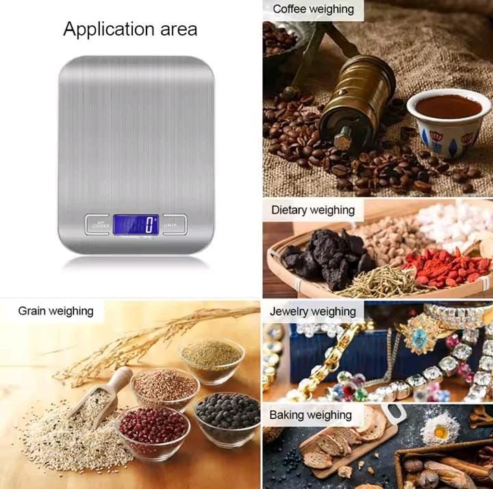 High Precision Digital Kitchen Scale – 10KG Electronic Food Scale with LCD Display (SH-159)