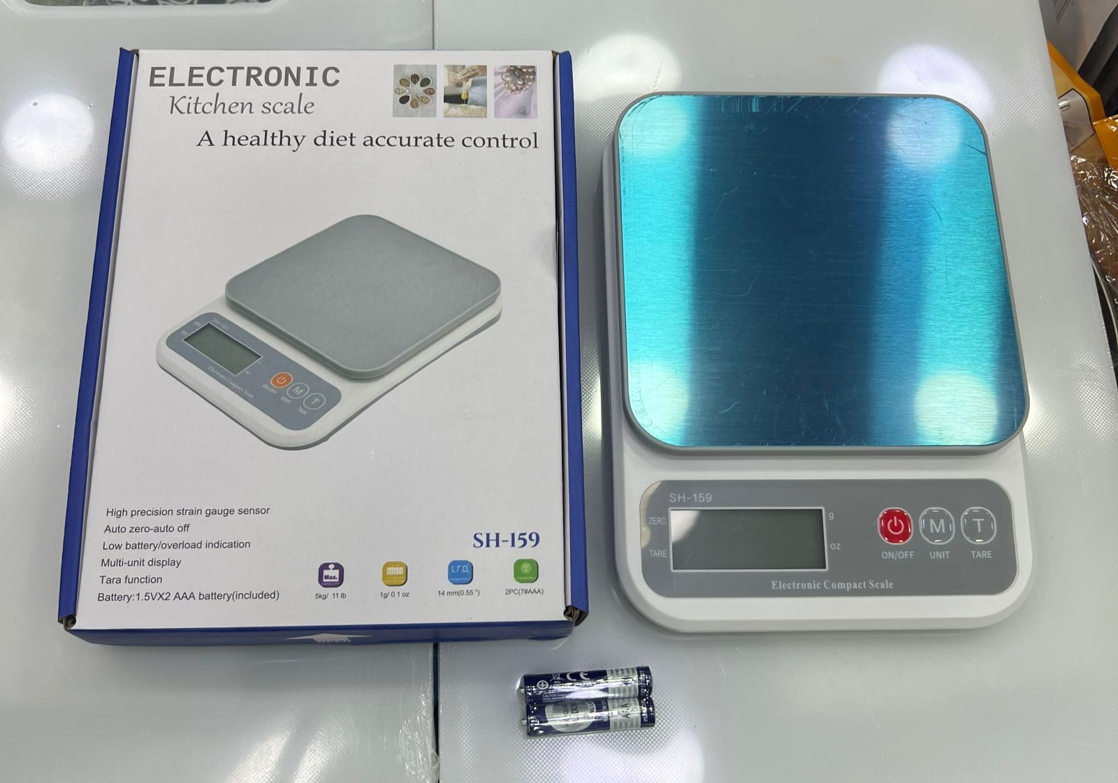 High Precision Digital Kitchen Scale – 10KG Electronic Food Scale with LCD Display (SH-159)