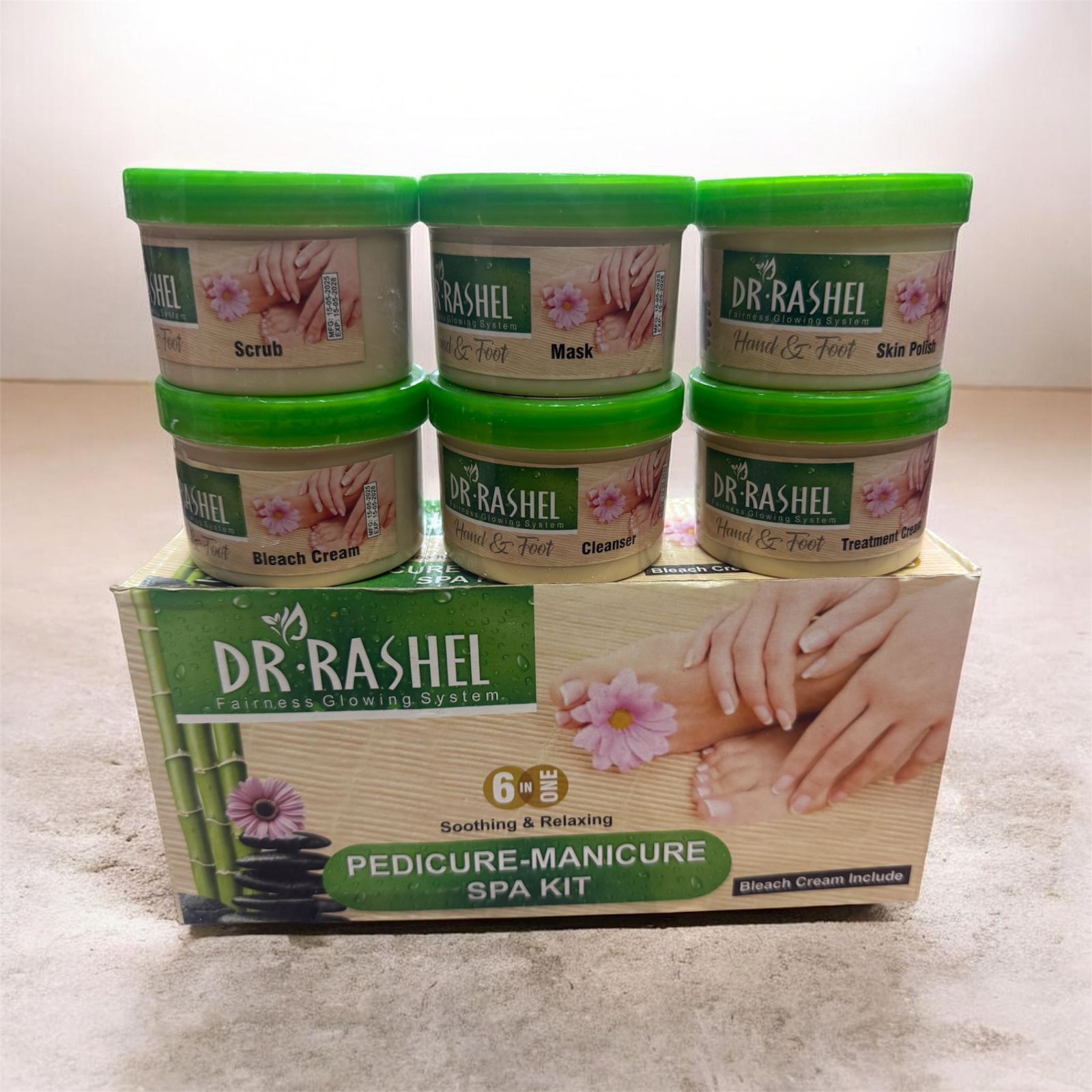 6-in-1 Professional Manicure & Pedicure Hand and Foot Care Kit