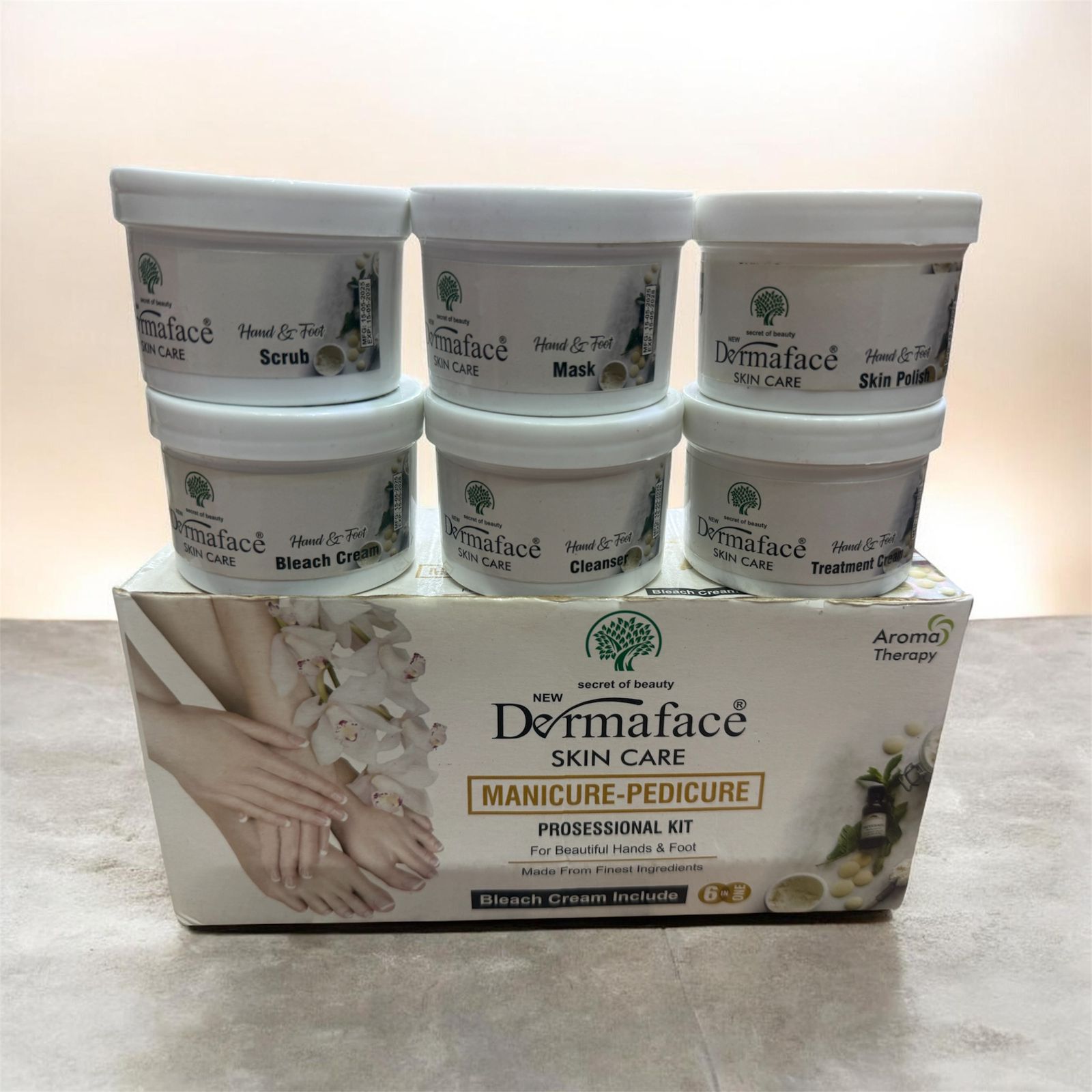 6-in-1 Professional Manicure & Pedicure Hand and Foot Care Kit