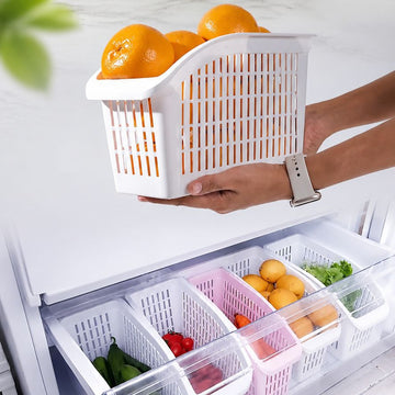 Multipurpose Refrigerator Storage Basket – Fruit & Vegetable Organizer