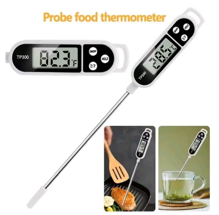 Digital Food Thermometer Probe – Instant Read Cooking Temperature Meter (TP300)
