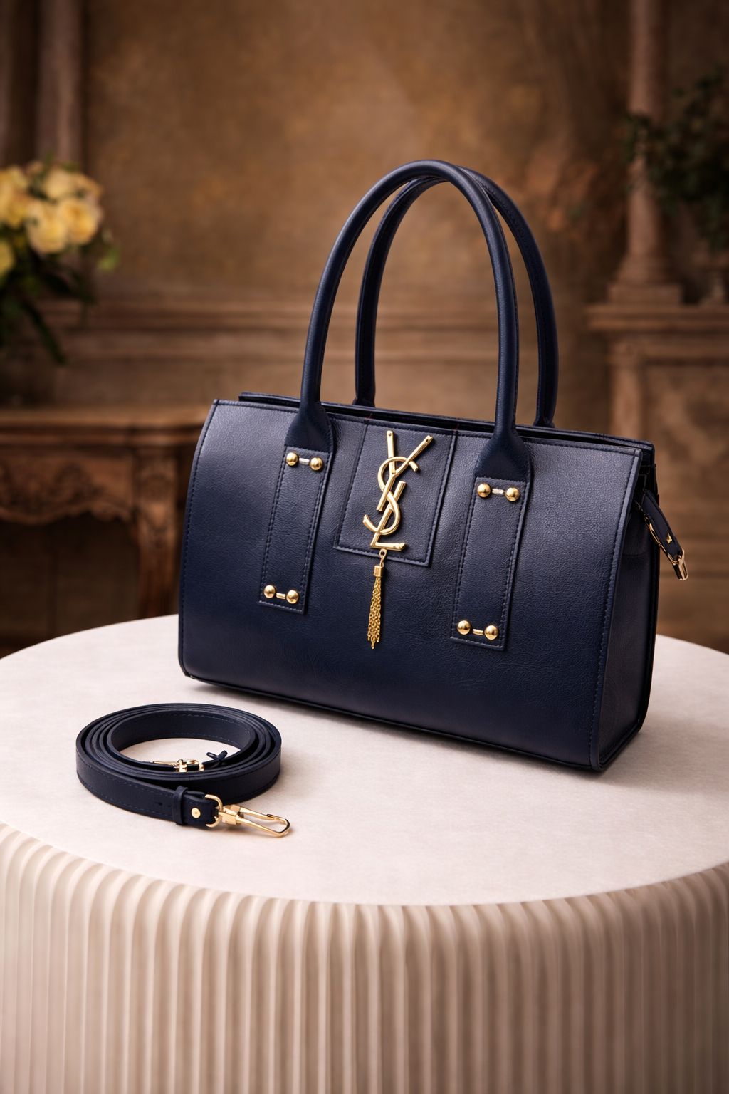 Premium YSL Style Ladies Handbag – Elegant Designer Shoulder Bag with Detachable Strap (Multi Colors)