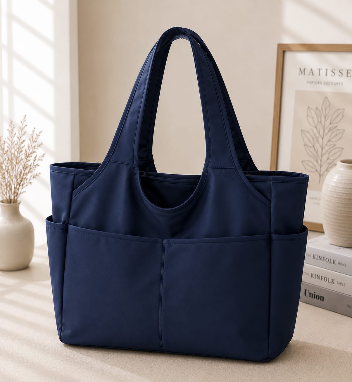 Premium Large Capacity Tote Bag for Women – Stylish Office, University & Daily Use Handbag