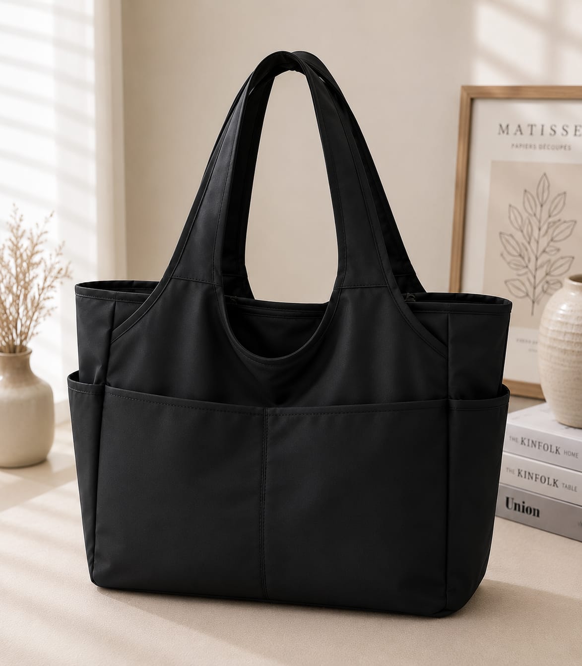 Premium Large Capacity Tote Bag for Women – Stylish Office, University & Daily Use Handbag