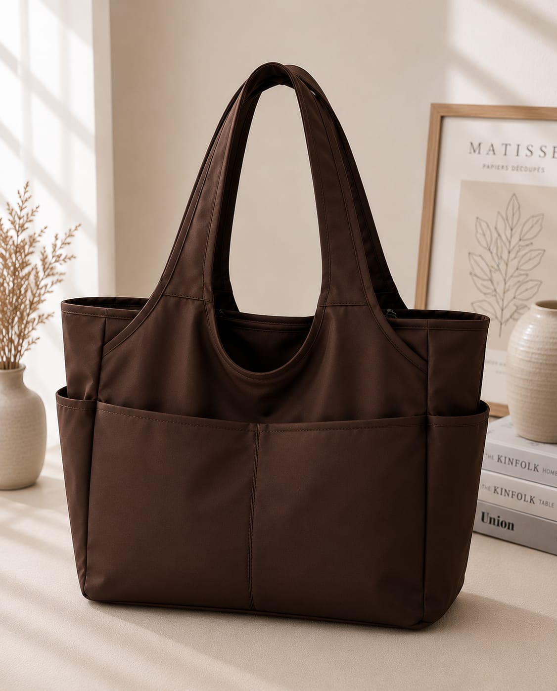 Premium Large Capacity Tote Bag for Women – Stylish Office, University & Daily Use Handbag