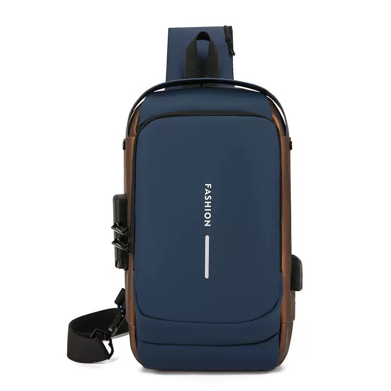 Premium Anti-Theft Sling Bag with Password Lock – High-Capacity Crossbody Shoulder Chest Pack with Smooth Zipper for Travel, Tech, and Daily Commuting