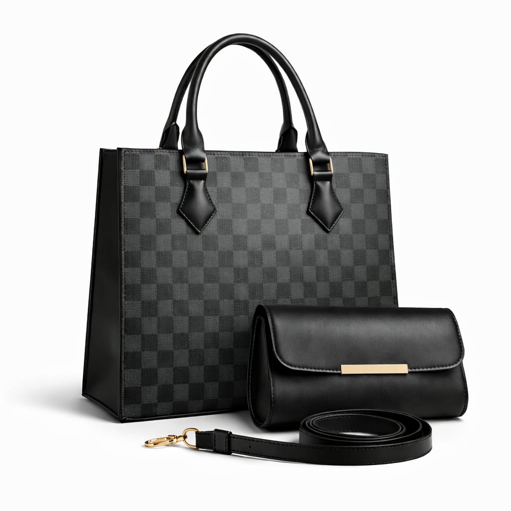Handbag Set with Shoulder Strap