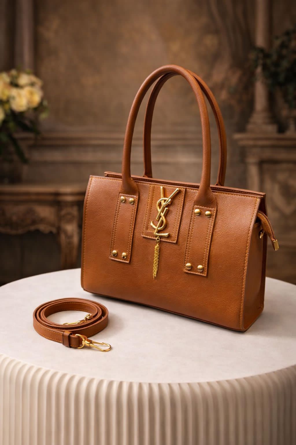 Premium YSL Style Ladies Handbag – Elegant Designer Shoulder Bag with Detachable Strap (Multi Colors)