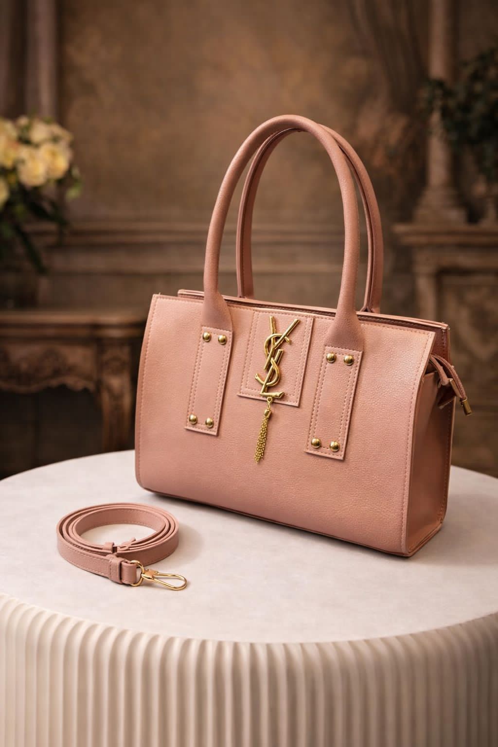 Premium YSL Style Ladies Handbag – Elegant Designer Shoulder Bag with Detachable Strap (Multi Colors)