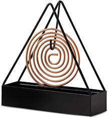 Creative Iron Mosquito Coil Holder Stable Triangular Fireproof Hanging Mosquito Coil Tray Home Supplies