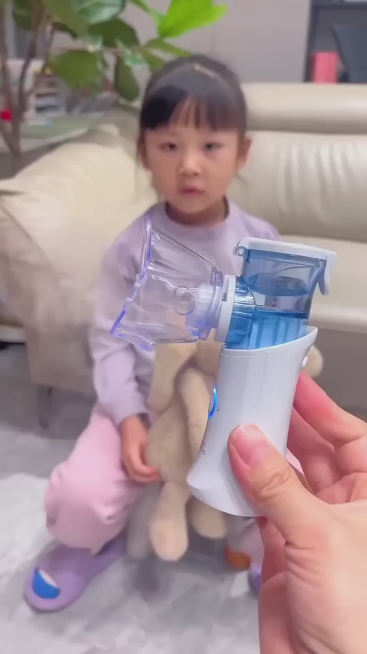 Portable Mesh Nebulizer – Quiet & Rechargeable for Kids and Adults