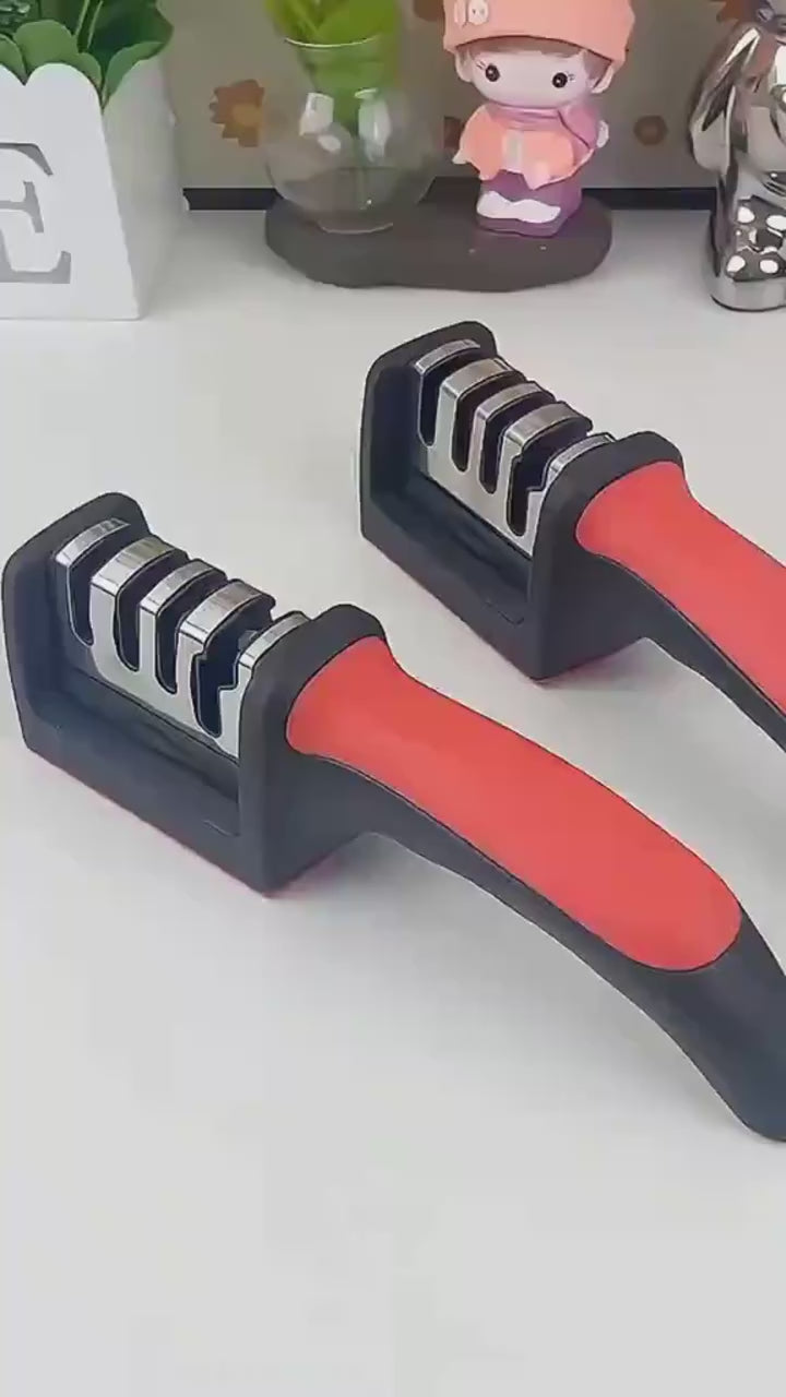 2-in-1 Knife Sharpener & Kitchen Knife Holder