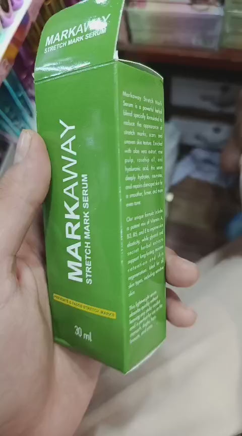 Markaway Stretch Mark Serum Herbal Formula for Scars & Skin Elasticity 30ml Nourishing, Repairing & Firming Skin Treatment